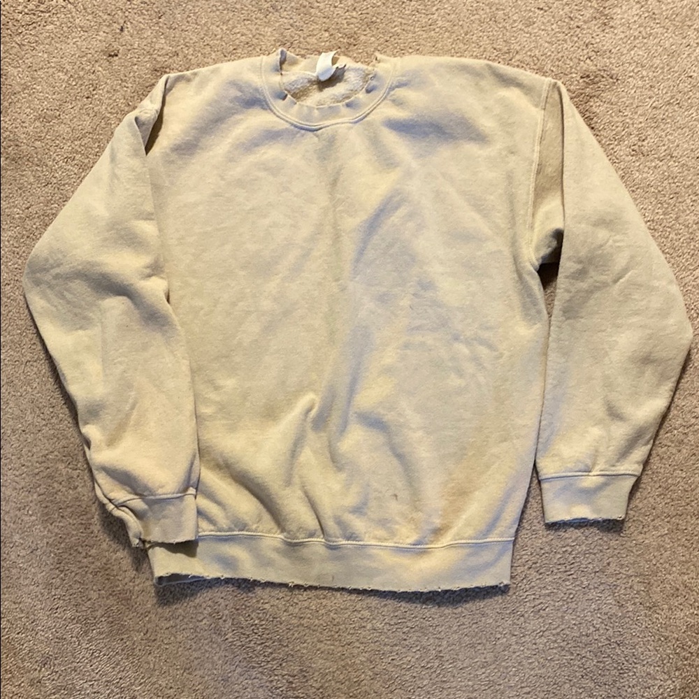 Altar'd State Cream Crewneck Sweatshirt